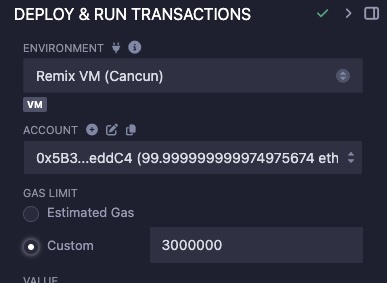 RemixIDE Chainlink Local sendMessage force gas limit
